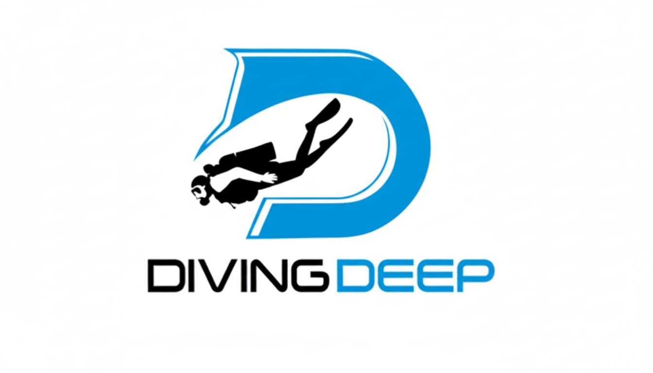 DIVING DEEP Logo